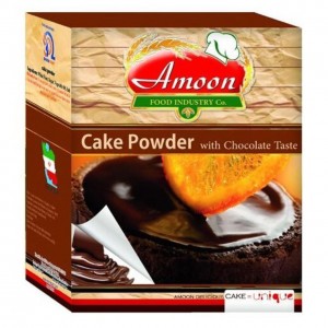 پودر کیک کاکائویی با روکش شکلات آمون مقدار 500 گرم