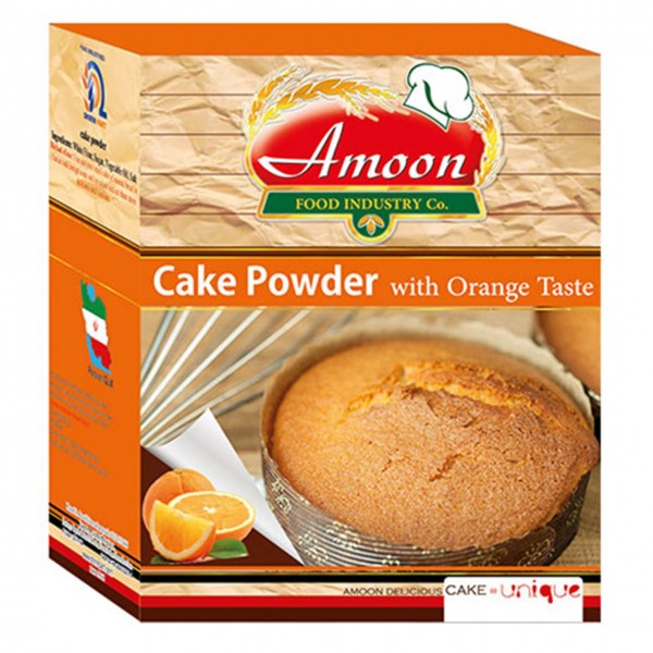 پودر کیک پرتقالی آمون مقدار 500 گرم